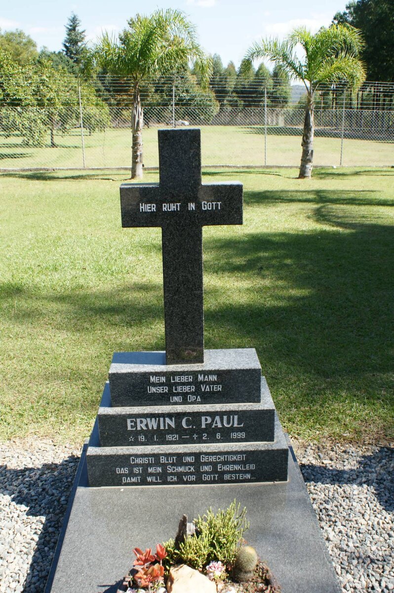 PAUL Erwin C. 1921-1999