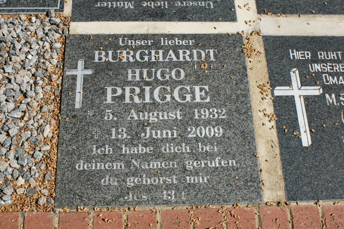 PRIGGE Burghardt Hugo 1932-2009