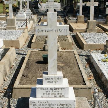 REINSTORF Anna nee ROHRS 1868-1945