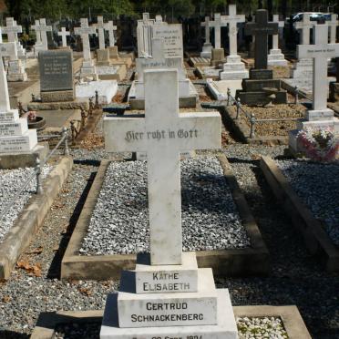 SCHNACKENBERG Gertrude 1924-1956