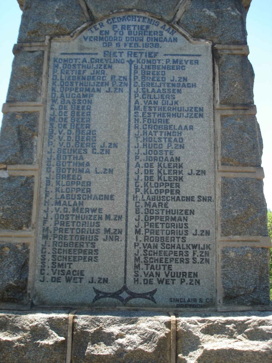 4. RETIEF Piet &amp; 70 Burgers