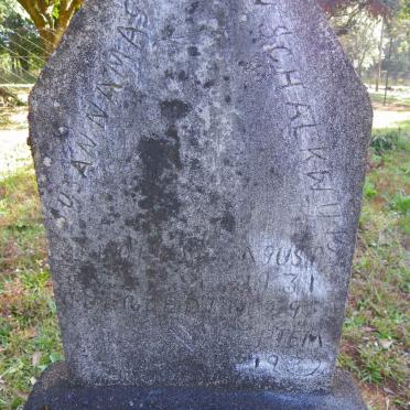 SCHALKWYK Susanna Magdalina, van 1931-1932