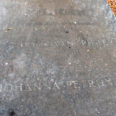 VILJOEN Christiaan Pieter 1940-1992 &amp; Johanna Petronella 1941-