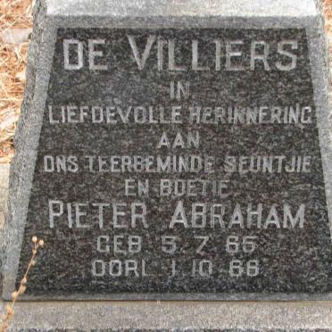 VILLIERS Pieter Abraham, de 1965-1966