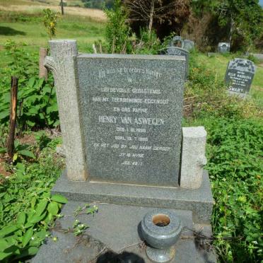 ASWEGEN Henry, van 1899-1960