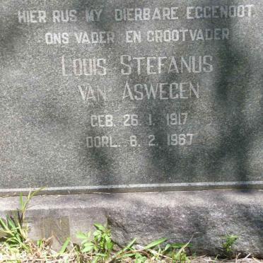 ASWEGEN Louis Stefanus, van 1917-1967