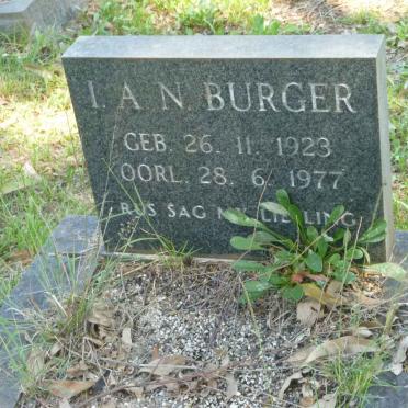 BURGER I.A.N. 1923-1977