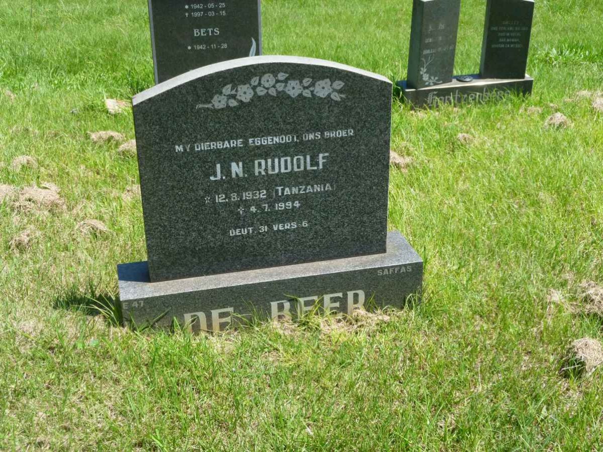 BEER J.N. Rudolf, de 1932-1994