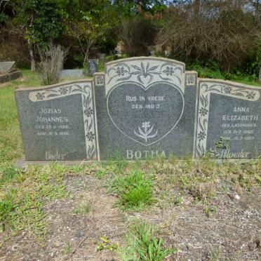 BOTHA Jozias Johannes 1886-1966 &amp; Anna Elizabeth LAUBSCHER 1895-1967