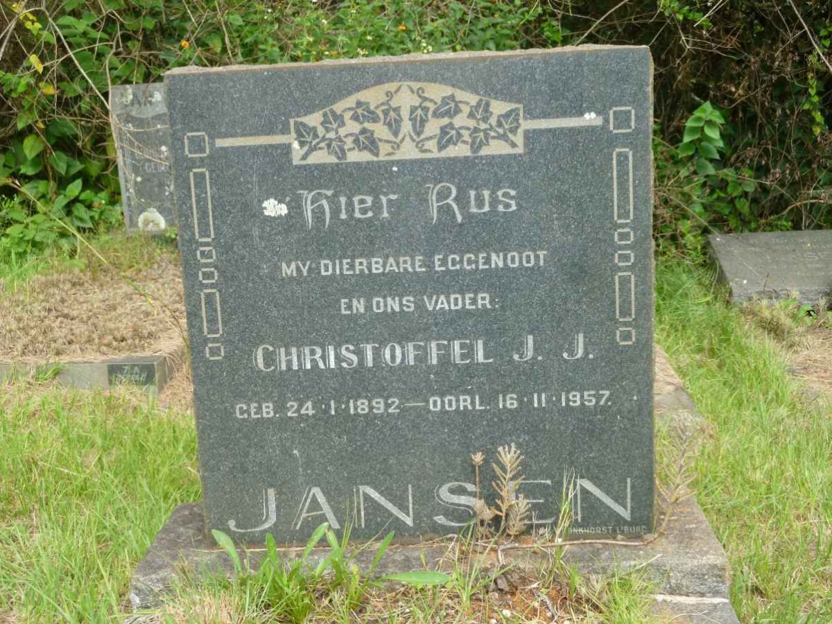 JANSEN Christoffel J.J. 1892-1957