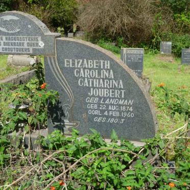 JOUBERT Leendert Daniel 1878-1960 &amp; Elizabeth Carolina Catharina LANDMAN 1874-1960