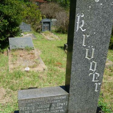 KRUGER Petrus Johannes 1937-1962