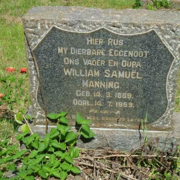 MANNING William Samuel 1889-1959