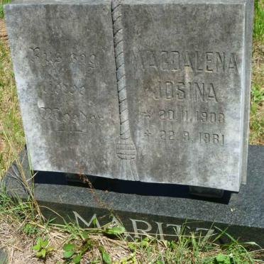 MARITZ Magdalena Josina 1908-1981