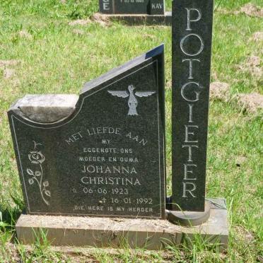 POTGIETER Johanna Christina 1923-1992