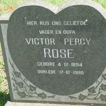 ROSE Victor Percy 1894-1980