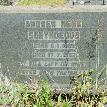 SCRYMGEOUR Andrew Meek 1869-1952