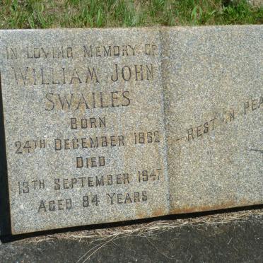 SWAILES William John 1862-1947