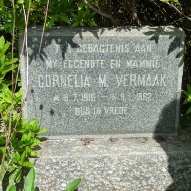 VERMAAK Cornelia M. 1916-1962