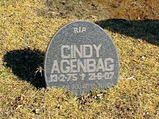 AGENBAG Cindy 1975-2007