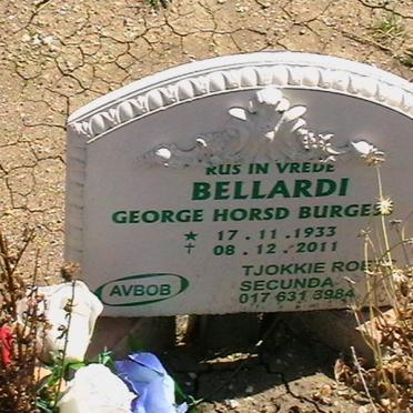BELLARDI George Horsd Burgess 1933-2011