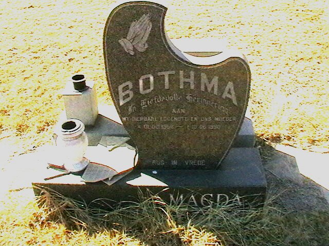 BOTHMA Magda 1958-1990