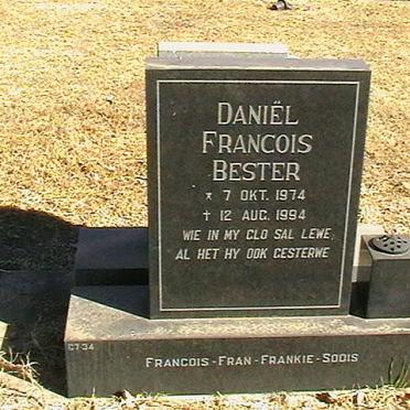 BESTER Daniël Francois 1974-1994