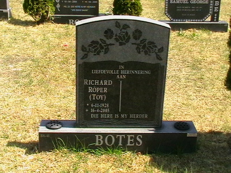 BOTES Richard Röper 1928-2005