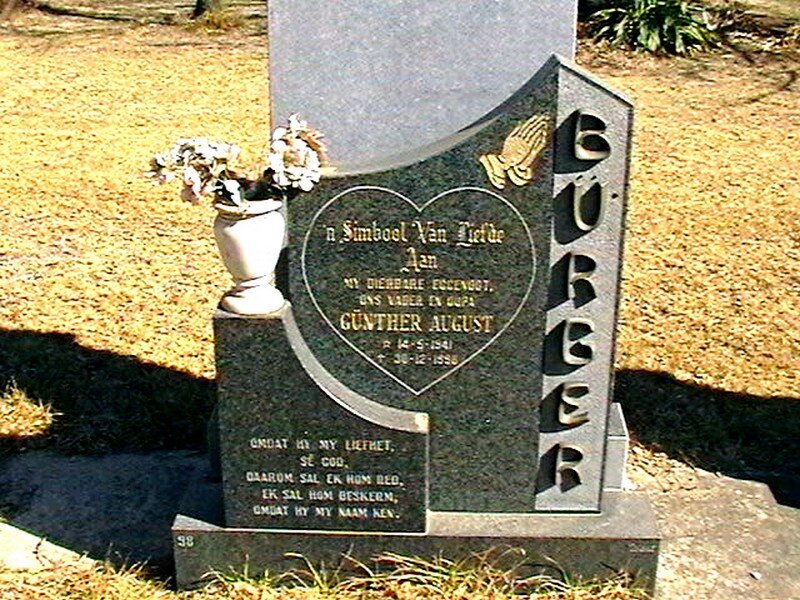 BURGER Günther August 1941-1995