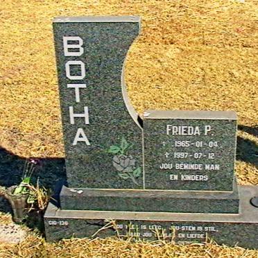 BOTHA Frieda P. 1965-1997