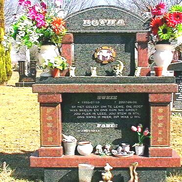 BOTHA Fanie 1951- &amp; Susie 1955-2007
