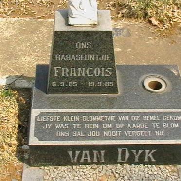 DYK Francois, van 1985-1985