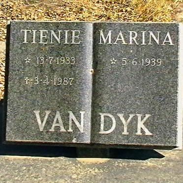 DYK Tienie, van 1933-1987 &amp; Marina 1939-