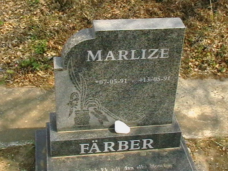 FÄRBER Marlize 1991-1991