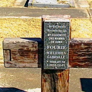 FOURIE Willemien Gabriëlle 1946-2010