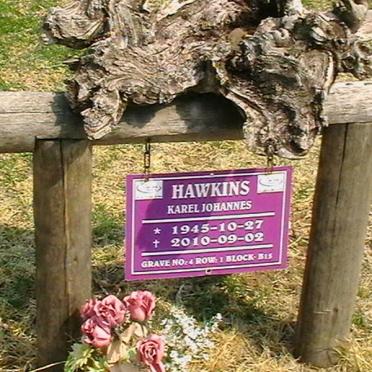 HAWKINS Karel Johannes 1945-2010