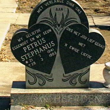 HEERDEN Petrus Stephanus, van 1941-1983