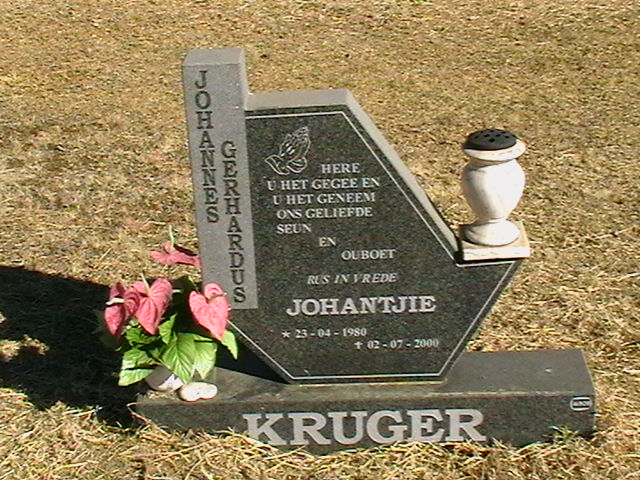 KRUGER Johannes Gerhardus 1980-2000