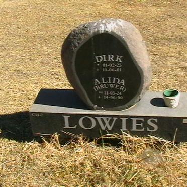 LOWIES Dirk 1925-2001 &amp; Alida BRUWER 1924-2000