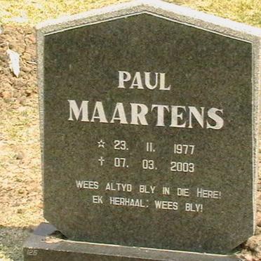MAARTENS Paul 1977-2003