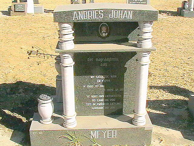 MEYER Andries Johan 1960-1994