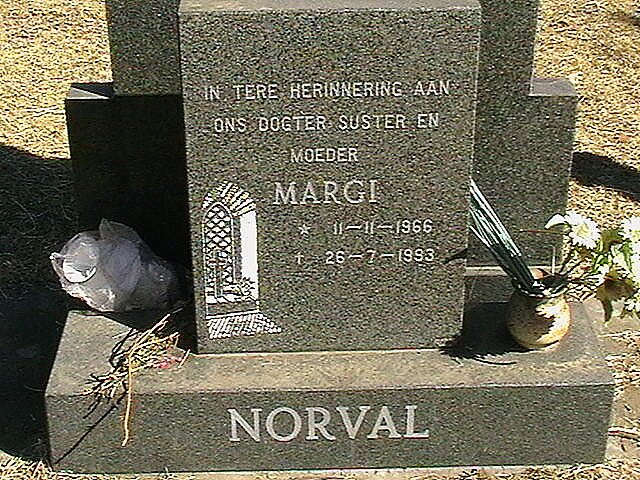 NORVAL Margi 1966-1993