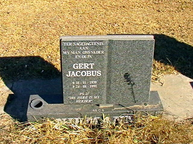 NIEMANN Gert Jacobus 1939-1991