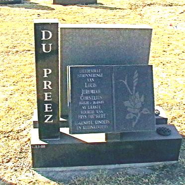 PREEZ Louis Jeremiah Cornelius, du 1935-1999