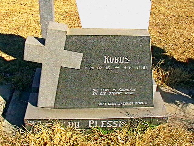 PLESSIS Kobus, du 1945-1991