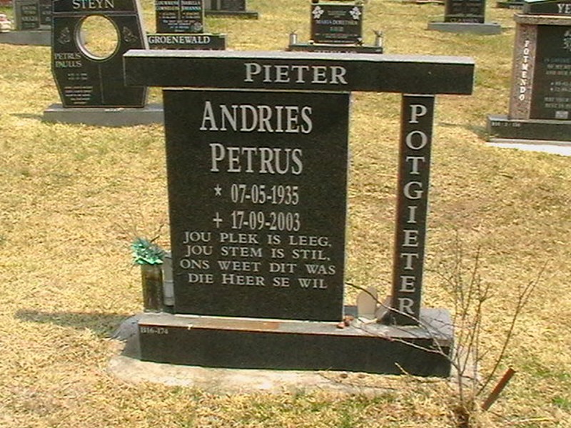 POTGIETER Andries Petrus 1935-2003