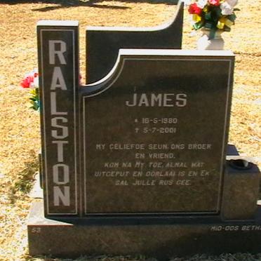 RALSTON James 1980-2001