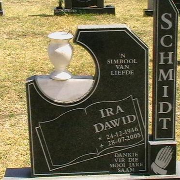 SCHMIDT Ira Dawid 1946-2005
