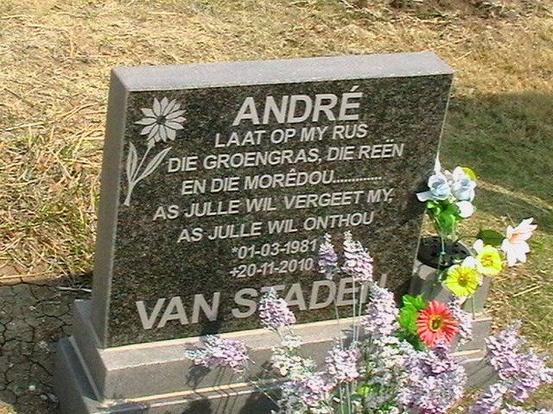STADEN André, van 1981-2010