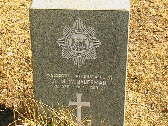 SAUERMAN A.M.W. -1987